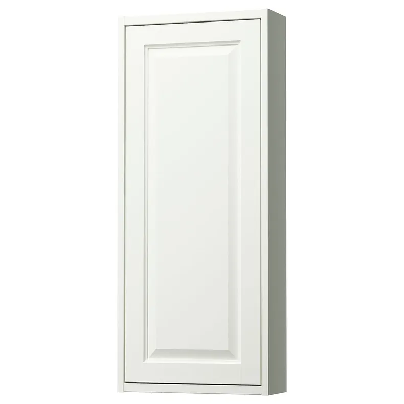 IKEA TÄNNFORSEN ТЕННФОРСЕН, навісна шафа з дверцятами, білий, 40x15x95 см 505.351.08 фото №1