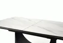 Кухонний стіл HALMAR OSMAN 160-220x90 см, білий мармур / чорний фото thumb №13