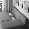 IKEA ÄLVDALEN ЕЛЬВДАЛЕН, 3-місний диван із кушеткою, КНІСА сіро-бежевий 105.306.69 фото thumb №5