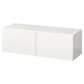 IKEA BESTÅ БЕСТО, настінна комбінація шаф, білий / СЕЛСВІКЕН білий, 120x42x38 см 294.398.49 фото