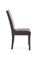 Кухонний стілець HALMAR NIKKO венге/темно-коричневий фото thumb №3