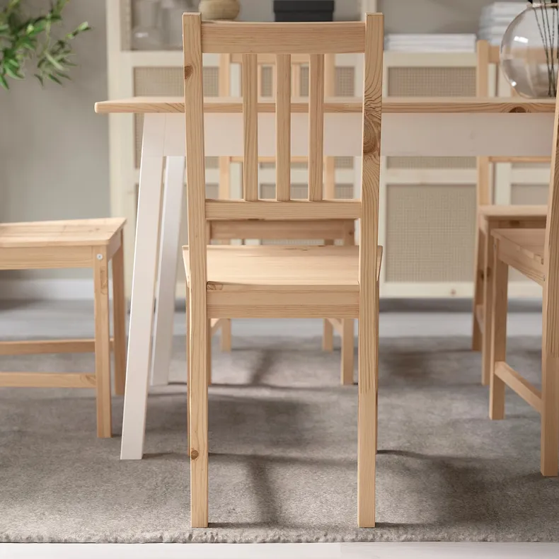 IKEA PINNTORP ПІННТОРП, стілець, світло-коричнева морилка 005.904.80 фото №4