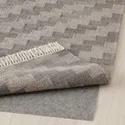 IKEA KNAPPHIRS КНАППХІРС, килим, пласке плетіння, сірий / ручна робота, 170x240 см 805.703.41 фото thumb №3