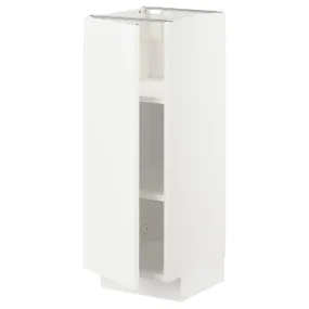 IKEA METOD МЕТОД, напольный шкаф с полками, белый / белый, 30x37 см 094.666.69 фото