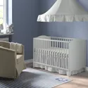 IKEA SMÅGÖRA СМОГЕРА, ліжко для немовлят, білий, 60x120 см 504.612.30 фото thumb №2