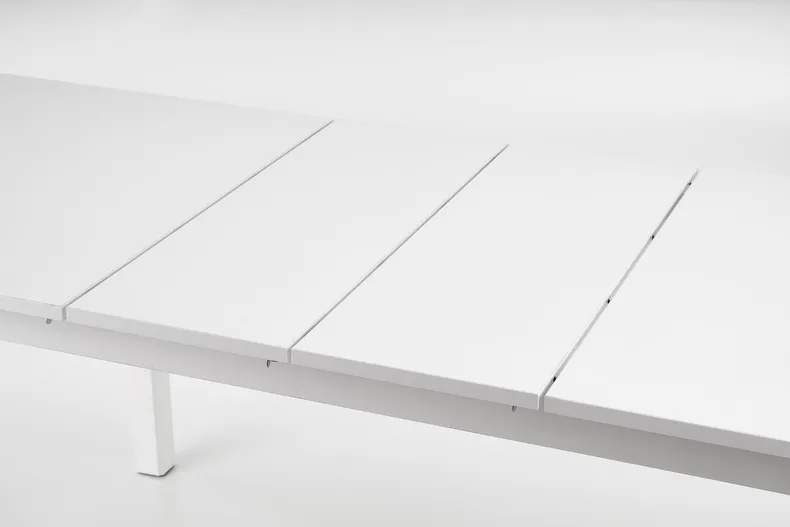 Кухонний стіл розкладний HALMAR FLORIAN 160-228x90 см, стільниця - білий, ніжки - білі фото №6