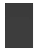BRW Sole L6 45 см левый верхний кухонный шкаф черный матовый, черный/черный матовый FM_G_45/72_L-CA/CAM фото thumb №1