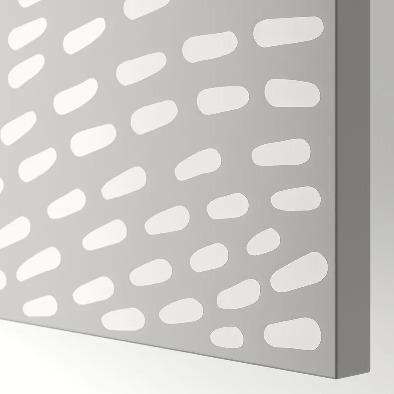 IKEA MISTUDDEN МІСТУДДЕН, дверцята, сірий / візерунок, 50x195 см 005.685.49 фото №3