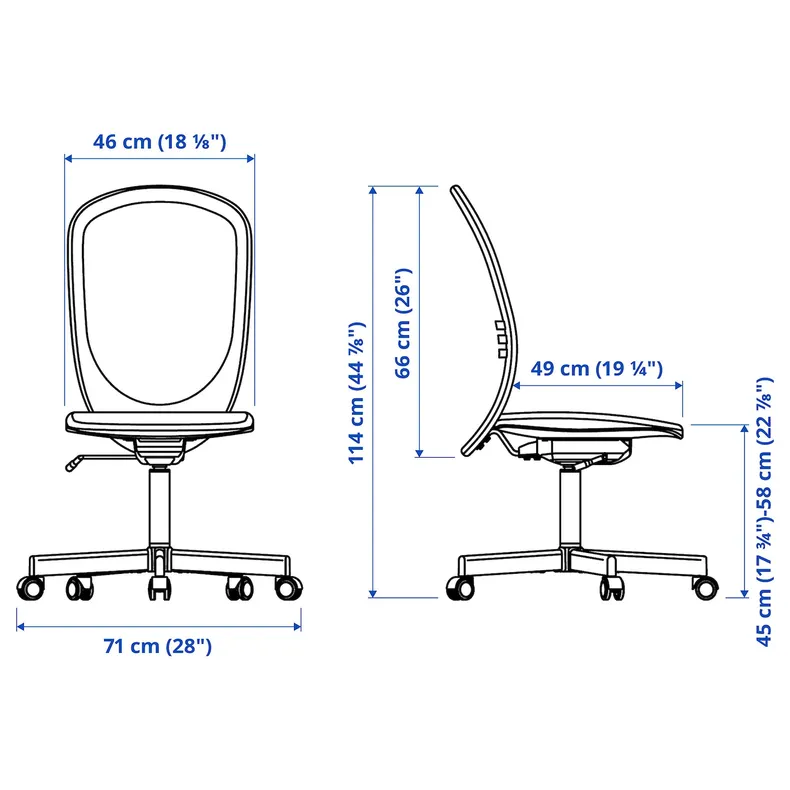 IKEA TROTTEN ТРОТТЕН / FLINTAN ФЛИНТАН, стол и комбинация для хранения, и вращающийся стул белый / бежевый 594.249.45 фото №6