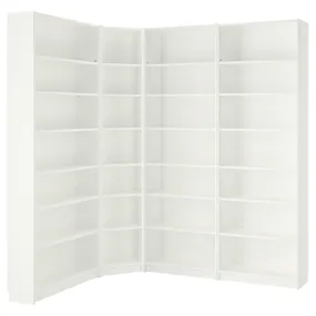 IKEA BILLY БІЛЛІ, книжкова шафа, білий, 215/135x28x237 см 590.178.38 фото