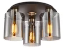 BRW Потолочный светильник Sardo 3-точечный из серебристой стали 091899 фото thumb №1