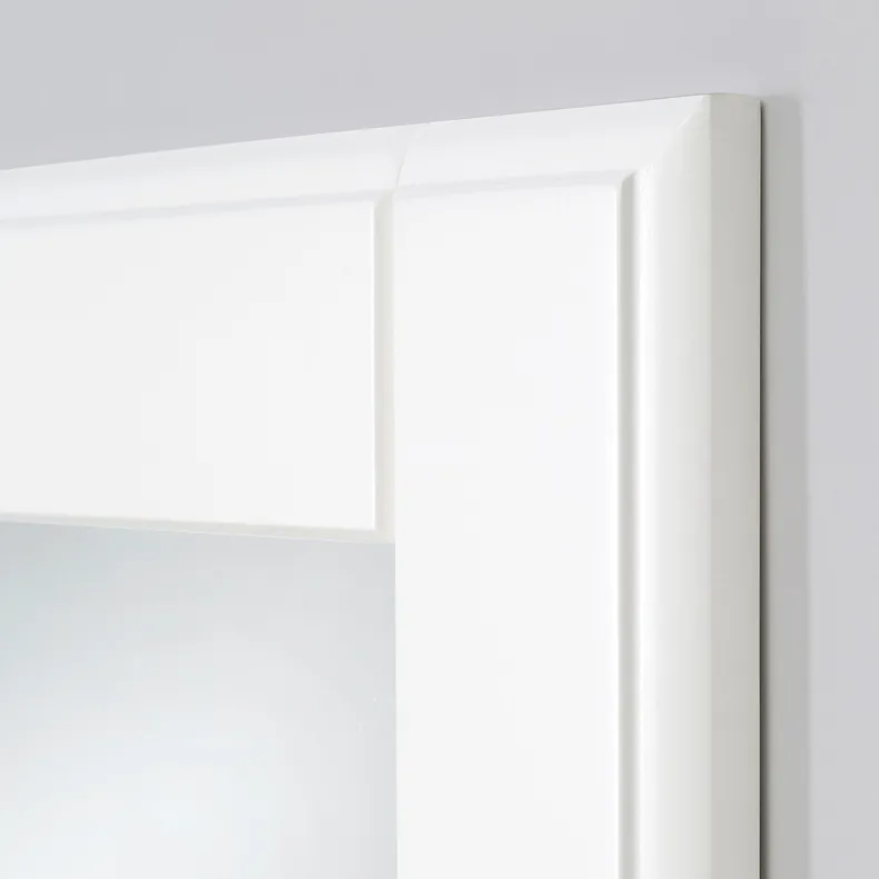 IKEA TYSSEDAL ТІССЕДАЛЬ, дверцята з петлями, білий/дзеркальний, 50x195 см 693.029.91 фото №3