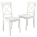 IKEA INGOLF ІНГОЛЬФ, стілець, білий 193.998.20 фото thumb №1