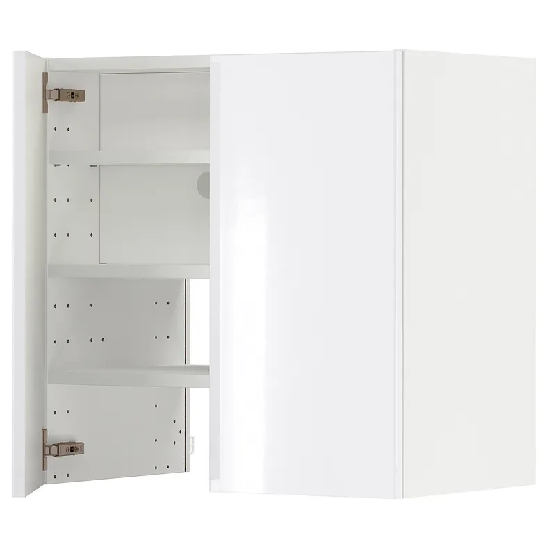 IKEA METOD МЕТОД, навесной шкаф д / вытяжки / полка / дверь, белый / Рингхульт белый, 60x60 см 795.052.81 фото №1