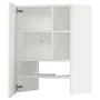 IKEA METOD МЕТОД, настінн шаф д / витяжки з полиц / дверц, білий / РІНГХУЛЬТ білий, 60x80 см 595.044.66 фото
