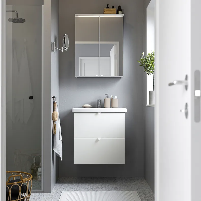 IKEA ENHET ЭНХЕТ, ванная, белый, 64x43x65 см 195.472.03 фото №2