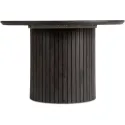 Стол круглый раскладной MEBEL ELITE CHARLES 120-160х120 см, Черный фото thumb №10