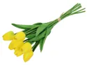 BRW букет тюльпанів 33 см 9 шт пінопластовий жовтий 090941 фото thumb №1