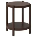 IKEA LISTERBY ЛИСТЕРБИ, придиванный столик, Шпон бука темно-коричневого цвета, 50 см 105.622.50 фото thumb №1