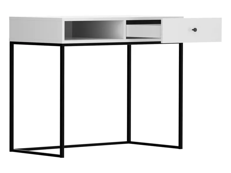 Письмовий стіл BRW Modeo, 100х55 см, білий BIU1S_1-BI/BI фото №3