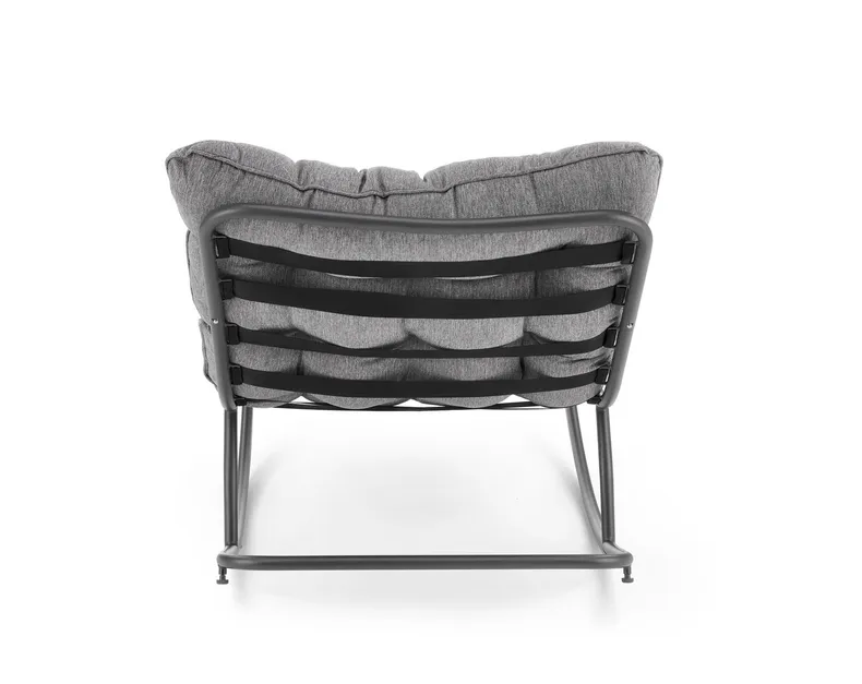Мягкое кресло-качалка HALMAR GATTO, серый фото №6