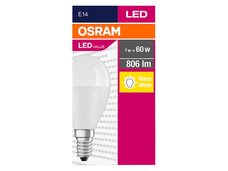 BRW Osram, Светодиодная лампа E14 7,5 Вт 076003 фото №2