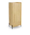 Шкаф HALMAR MOBIUS 2D 78x60 см, корпус : натуральный гикори, фасады - натуральный гикори фото thumb №1