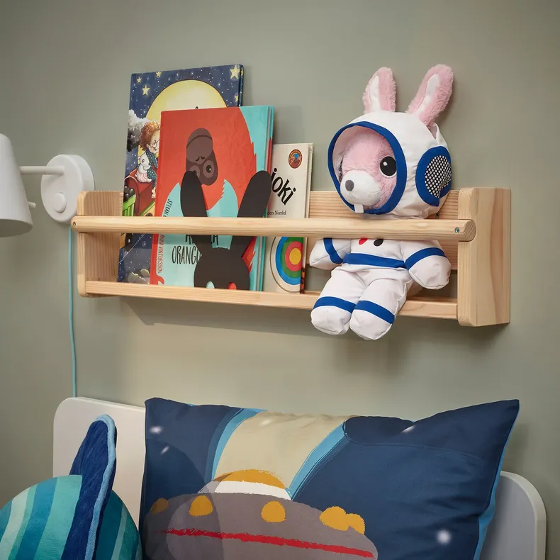 IKEA AFTONSPARV АФТОНСПАРВ, мягкая игрушка в костюме космонавта, кролик, 28 см 705.515.31 фото №5