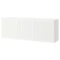 IKEA BESTÅ БЕСТО, настінна комбінація шаф, білий / ХАНВІКЕН білий, 180x42x64 см 494.259.12 фото thumb №1