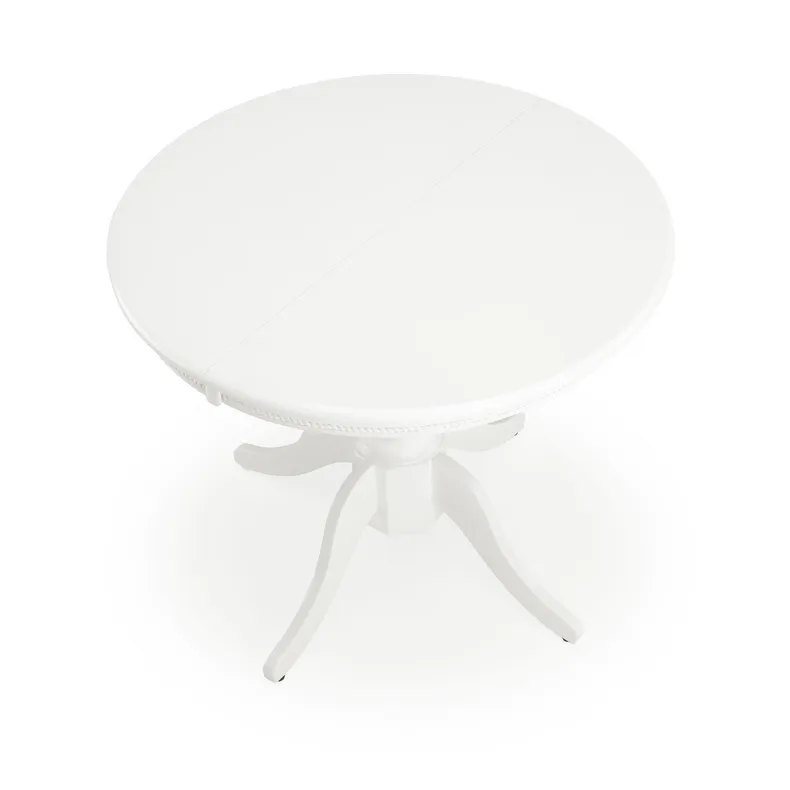 Кухонній стіл HALMAR WILLIAM 90-124x90 см білий фото №9