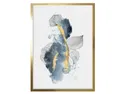 BRW картина Navy Linear Flowers II 50x70 см 082056 фото thumb №1