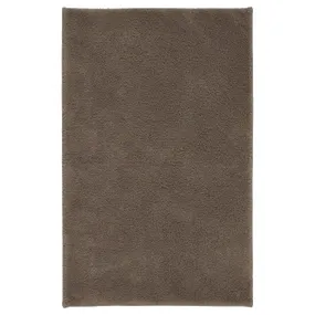 IKEA SÖDERSJÖN СЕДЕРШЕН, килимок для ванної кімнати, сіро-коричневий, 50x80 см 205.079.94 фото
