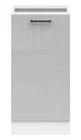 BRW Базовый шкаф для кухни Junona Line 50 см правый светло-серый глянец, светло-серый глянец D1D/50/82_P_BBL-BI/JSZP фото