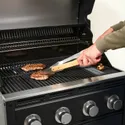 IKEA GRILLTIDER ГРІЛЛТІДЕР, набір приладів для гриля, 3 шт, нержавіюча сталь/бук 905.908.62 фото thumb №3