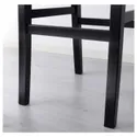 IKEA INGOLF ІНГОЛЬФ, барний стілець зі спинкою, коричневий і чорний, 74 см 902.485.15 фото thumb №7