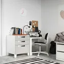 IKEA SMÅSTAD СМОСТАД / PLATSA ПЛАТСА, комод с 3 ящиками, белый / серый, 60x57x63 см 193.875.63 фото thumb №5