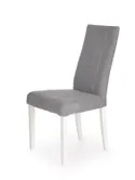 Кухонний стілець HALMAR DIEGO білий/сірий фото thumb №1