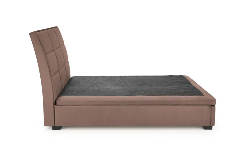 Кровать двуспальная HALMAR CONTINENTAL 2 Velvet 160х200 см - обивка бежевая фото №3