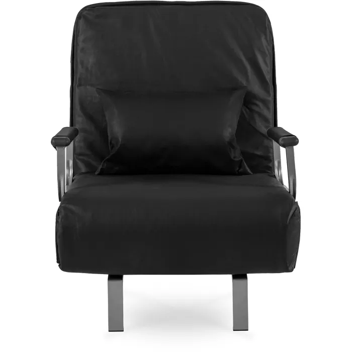 Крісло розкладне MEBEL ELITE DARK, тканина: чорний фото №2