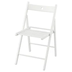 IKEA FRÖSVI ФРЁСВИ, стул складной, белый 805.343.29 фото
