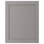 IKEA ENHET ЕНХЕТ, дверцята, сіра рамка, 60x75 см 804.576.70 фото