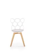 Кухонный стул HALMAR K308 белый/серый фото thumb №9