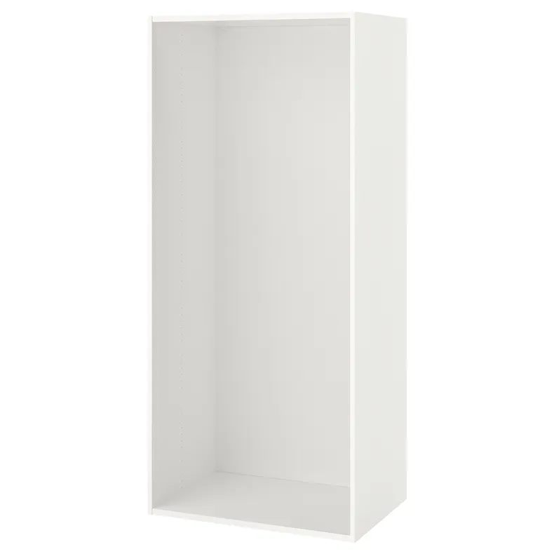 IKEA PLATSA ПЛАТСА, каркас, білий, 80x55x180 см 703.309.45 фото №1