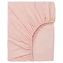IKEA DVALA ДВАЛА, простыня натяжная, бледно-розовый, 90x200 см 403.494.04 фото