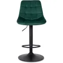 Барный стул бархатный MEBEL ELITE ARCOS 2 Velvet, зеленый фото thumb №7