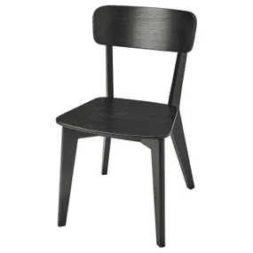 IKEA LISABO ЛІСАБО, стілець, чорний 604.467.86 фото