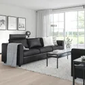 IKEA VIMLE ВІМЛЕ, 3-місний диван, з підголовником/Гранн/Бомстад чорний 993.062.52 фото thumb №2