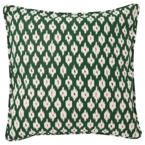 IKEA SKÅNEFIBBLA СКОНЕФІББЛА, чохол на подушку, Зелений/білий, 50x50 см 705.827.21 фото