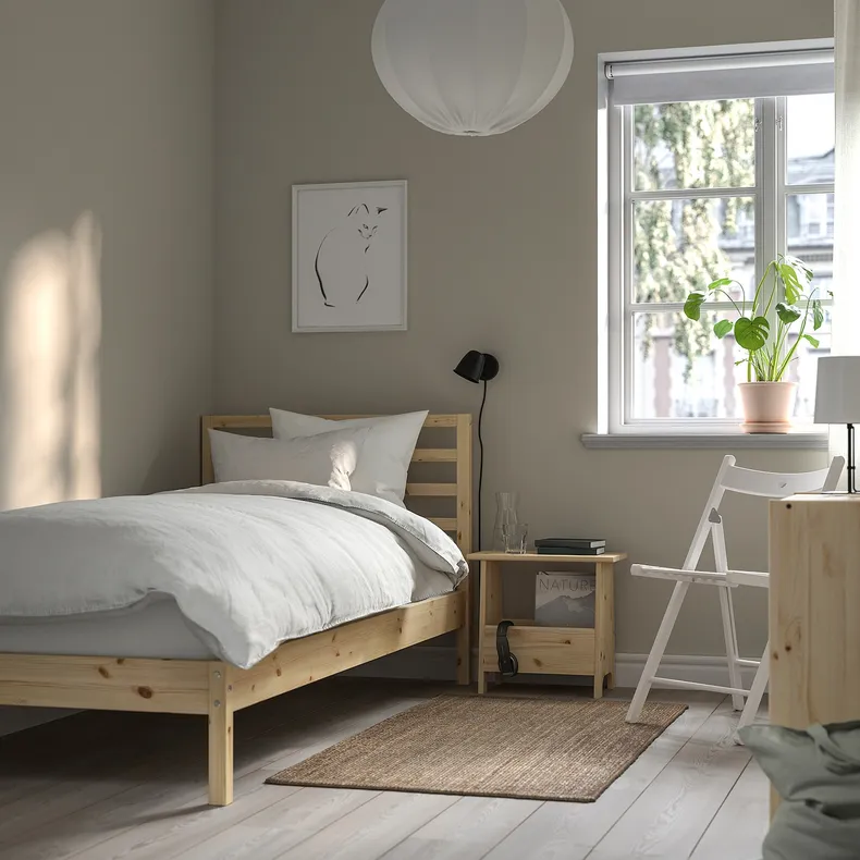 IKEA TARVA ТАРВА, каркас кровати, сосна / Лурёй, 90x200 см 890.095.68 фото №2