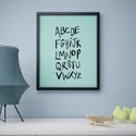 IKEA BILD БІЛЬД, постер, алфавіт, 40x50 см 204.359.78 фото thumb №3